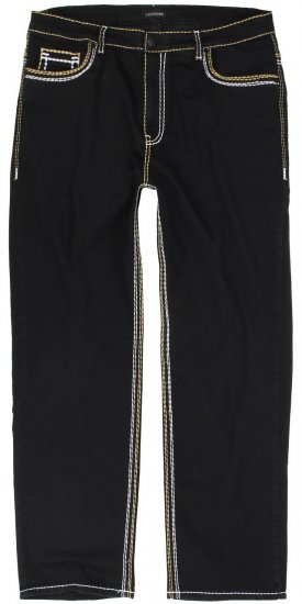Lavecchia 503 Comfort Fit Stretch Jeans Deep Black - Τζιν και παντελόνια - Aνδρικα τζιν παντελόνια μεγάλα μεγέθη