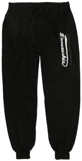 Lavecchia 2020 Sweatpants with Cuff Black - Αθλητικές φόρμες/σορτσάκια - Αθλητικές Φόρμες ανδρικεσ μεγάλα μεγέθη