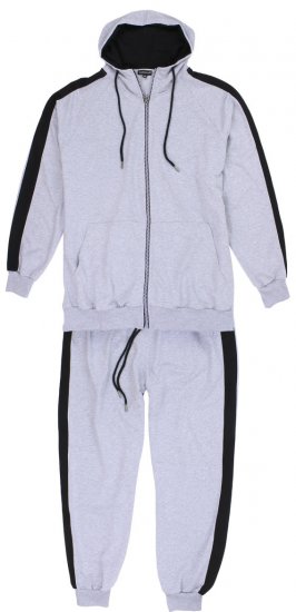 Lavecchia 611 Tracksuit Grey - Σετ φόρμεσ - Σετ Ανδρικές Φόρμες μεγάλα μεγέθη 