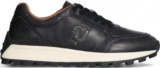 Liu Jo Running 01 Leather Sneakers Black - Ανδρικά Παπούτσια 40-52 - 