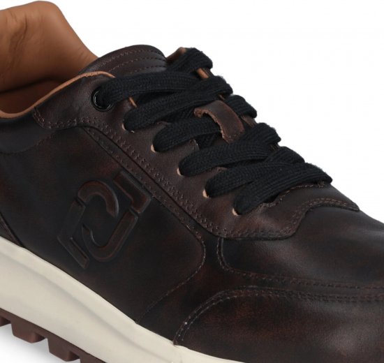 Liu Jo Running 01 Leather Sneakers Brown - Ανδρικά Παπούτσια 40-52 - 