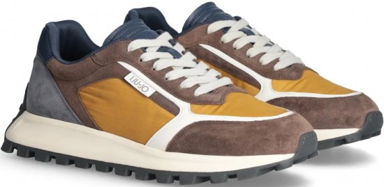 Liu Jo Running 02 Sneakers Brown/Blue/Tan - Ανδρικά Παπούτσια 40-52 - 