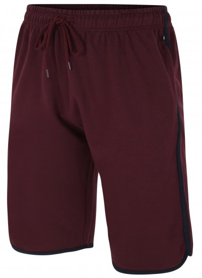 Kam Jeans 3312 Jersey Gym Shorts Burgundy - Αθλητικές φόρμες/σορτσάκια - Αθλητικές Φόρμες ανδρικεσ μεγάλα μεγέθη