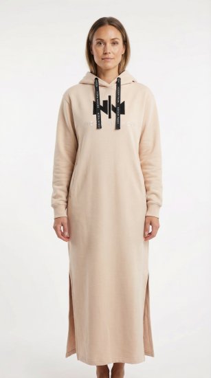 Nora Mikken MARI Maxi Hoodie Dress Light Pink - Φούτερ/Φούτερ με κουκούλα - 