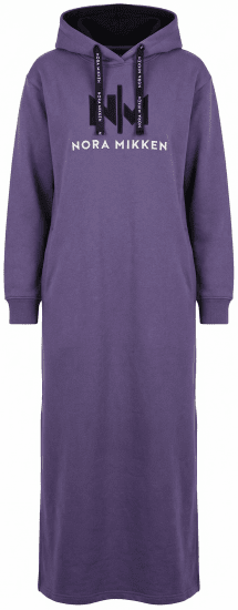 Nora Mikken MARI Maxi Hoodie Dress Purple - Φούτερ/Φούτερ με κουκούλα - 