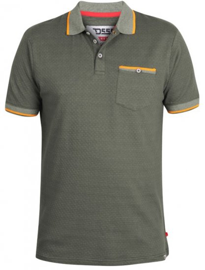 D555 Marshall Polo Khaki - Πόλο μπλουζάκια - Aνδρικά μπλουζακια πολο μεγάλα μεγέθη