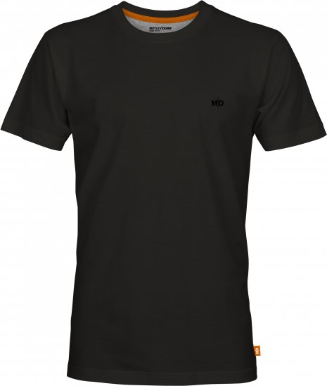 Motley Denim Malaga T-Shirt Black - Μακό μπλουζάκια - Aνδρικά μπλουζεσ μεγάλα μεγέθη