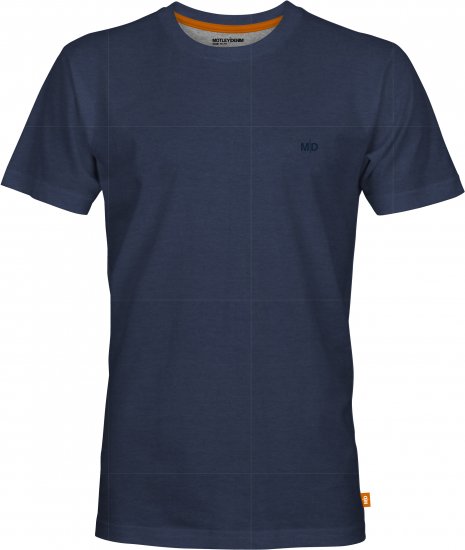 Motley Denim Malaga T-Shirt Dark Indigo - Μακό μπλουζάκια - Aνδρικά μπλουζεσ μεγάλα μεγέθη
