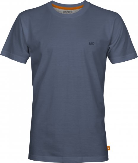 Motley Denim Malaga T-Shirt Light Indigo - Μακό μπλουζάκια - Aνδρικά μπλουζεσ μεγάλα μεγέθη