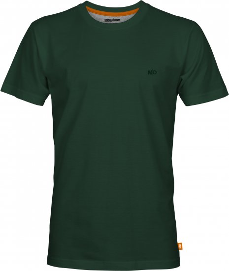 Motley Denim Malaga T-Shirt Racing Green - Μακό μπλουζάκια - Aνδρικά μπλουζεσ μεγάλα μεγέθη