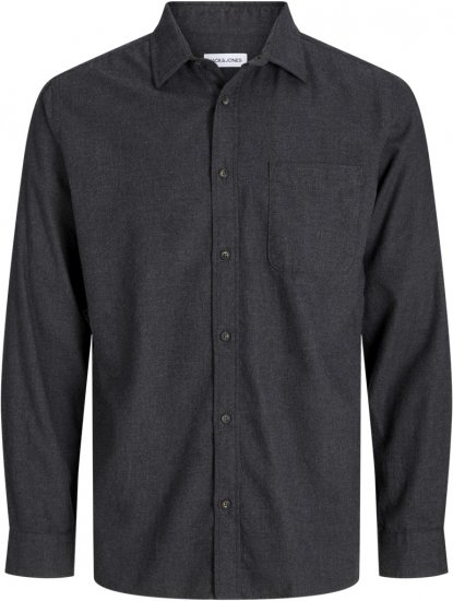 Jack & Jones Classic Long Sleeve Shirt Grey - Πουκάμισα - Aνδρικά πουκαμισα μεγαλα μεγάλα μεγέθη