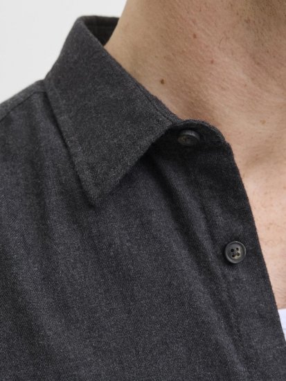 Jack & Jones Classic Long Sleeve Shirt Grey - Πουκάμισα - Aνδρικά πουκαμισα μεγαλα μεγάλα μεγέθη