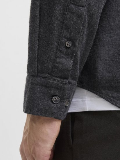 Jack & Jones Classic Long Sleeve Shirt Grey - Πουκάμισα - Aνδρικά πουκαμισα μεγαλα μεγάλα μεγέθη