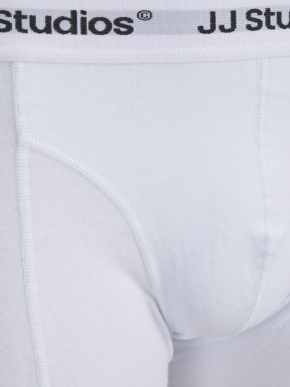 Jack & Jones Soho Solid Trunks 3-pack White/Grey/Black - Εσώρουχα/Μαγιό - Aνδρικά Εσώρουχα μεγάλα μεγέθη