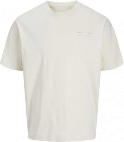 Jack & Jones Urban Edge Studio T-shirt White - Μακό μπλουζάκια - Aνδρικά μπλουζεσ μεγάλα μεγέθη