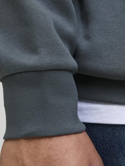 Jack & Jones 2 COL LOGO Hoodie Grey - φούτερ/Φούτερ με κουκούλα - φούτερ/Φούτερ με κουκούλα ανδρικά μεγάλα μεγέθη 