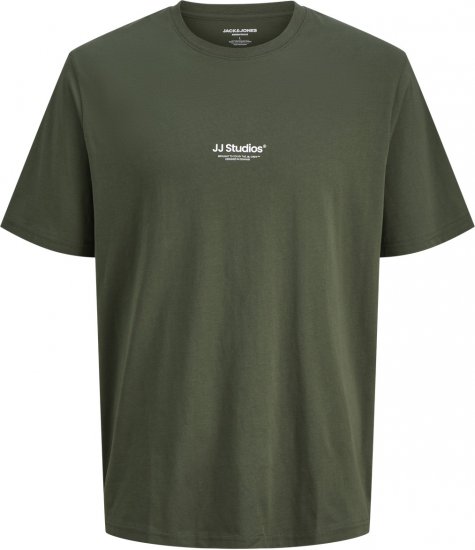 Jack & Jones Soho T-Shirt Green - Μακό μπλουζάκια - Aνδρικά μπλουζεσ μεγάλα μεγέθη