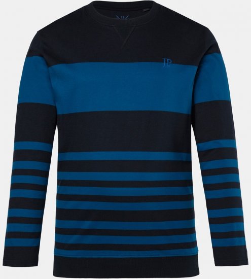 JP1880 Pyjamas Two-piece Long Sleeve with Stripes Blue - Εσώρουχα/Μαγιό - Aνδρικά Εσώρουχα μεγάλα μεγέθη