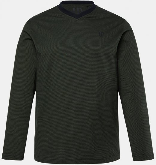 JP1880 Pyjamas Two-piece Striped Dark Green - Εσώρουχα/Μαγιό - Aνδρικά Εσώρουχα μεγάλα μεγέθη