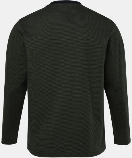 JP1880 Pyjamas Two-piece Striped Dark Green - Εσώρουχα/Μαγιό - Aνδρικά Εσώρουχα μεγάλα μεγέθη