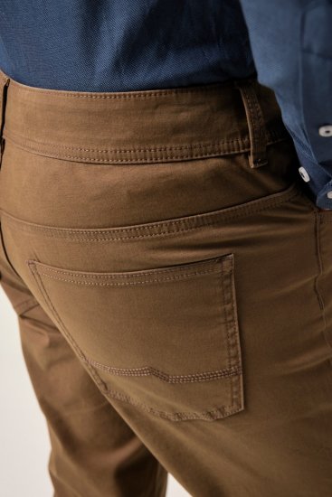 JP1880 Twill Trousers Belly Fit 5-Pocket Brown - Τζιν και παντελόνια - Aνδρικα τζιν παντελόνια μεγάλα μεγέθη