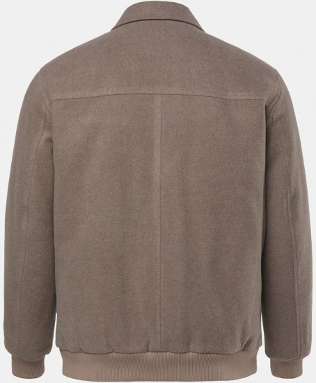 JP1880 Blouson Jacket Lightweight and Warm Brown - Μπουφάν - Aνδρικά μπουφαν μεγάλα μεγέθη