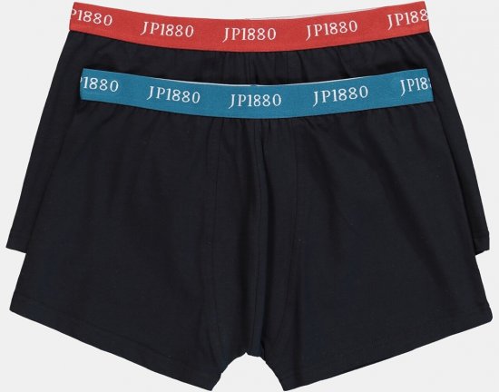 JP1880 FLEXNAMIC OEKO-TEX Boxer Shorts 2-Pack Black - Εσώρουχα/Μαγιό - Aνδρικά Εσώρουχα μεγάλα μεγέθη