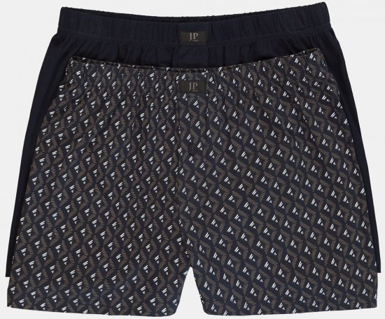 JP1880 OEKO-TEX Boxer Shorts Jersey 2-Pack Navy - Εσώρουχα/Μαγιό - Aνδρικά Εσώρουχα μεγάλα μεγέθη