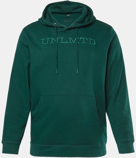 JAY-PI Hoodie UNLMTD Green - φούτερ/Φούτερ με κουκούλα - φούτερ/Φούτερ με κουκούλα ανδρικά μεγάλα μεγέθη 