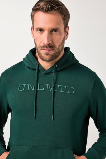 JAY-PI Hoodie UNLMTD Green - φούτερ/Φούτερ με κουκούλα - φούτερ/Φούτερ με κουκούλα ανδρικά μεγάλα μεγέθη 