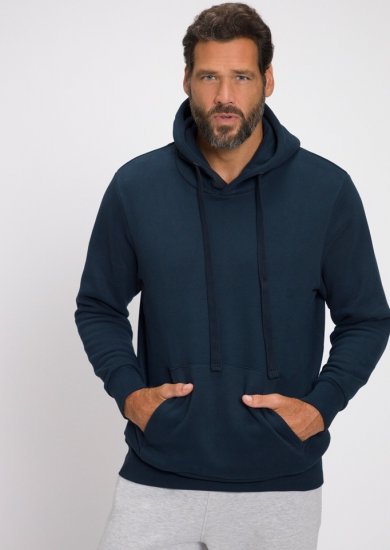 JAY-PI Hoodie with Soft Brushed Interior Navy - φούτερ/Φούτερ με κουκούλα - φούτερ/Φούτερ με κουκούλα ανδρικά μεγάλα μεγέθη 