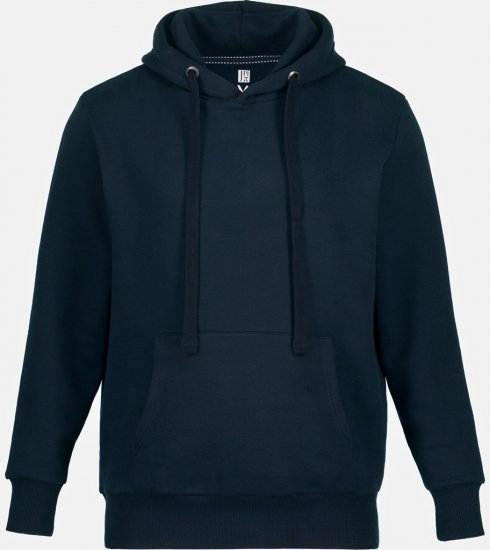 JAY-PI Hoodie with Soft Brushed Interior Navy - φούτερ/Φούτερ με κουκούλα - φούτερ/Φούτερ με κουκούλα ανδρικά μεγάλα μεγέθη 