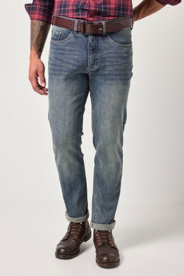 JP1880 FLEXNAMIC Modern Straight Fit Jeans Vintage Denim - Τζιν και παντελόνια - Aνδρικα τζιν παντελόνια μεγάλα μεγέθη