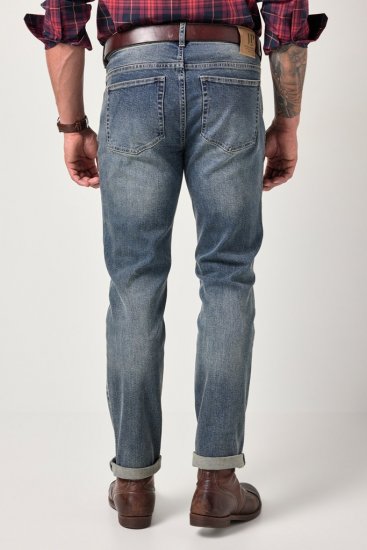 JP1880 FLEXNAMIC Modern Straight Fit Jeans Vintage Denim - Τζιν και παντελόνια - Aνδρικα τζιν παντελόνια μεγάλα μεγέθη