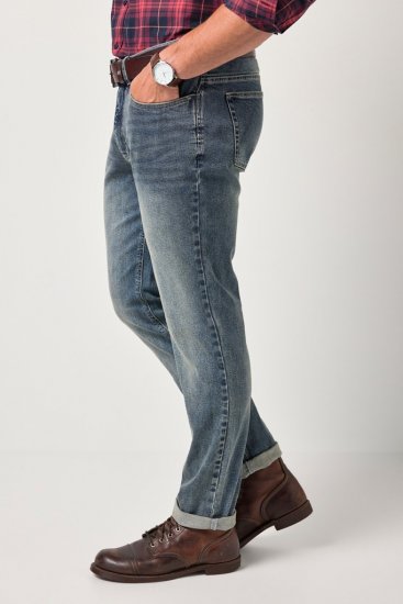 JP1880 FLEXNAMIC Modern Straight Fit Jeans Vintage Denim - Τζιν και παντελόνια - Aνδρικα τζιν παντελόνια μεγάλα μεγέθη