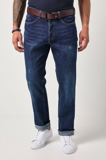 JP1880 FLEXNAMIC Jeans Tapered Loose Fit Dark Denim Blue - Τζιν και παντελόνια - Aνδρικα τζιν παντελόνια μεγάλα μεγέθη