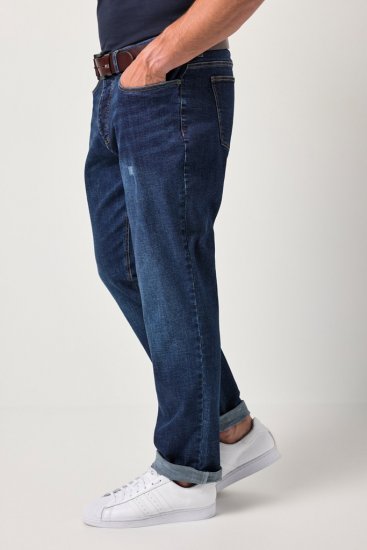 JP1880 FLEXNAMIC Jeans Tapered Loose Fit Dark Denim Blue - Τζιν και παντελόνια - Aνδρικα τζιν παντελόνια μεγάλα μεγέθη