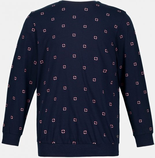 JP1880 Two-piece Pyjamas Long Sleeve and Long Trousers Navy - Εσώρουχα/Μαγιό - Aνδρικά Εσώρουχα μεγάλα μεγέθη