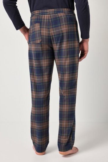 JP1880 Pyjama Trousers Flannel Check Brown - Εσώρουχα/Μαγιό - Aνδρικά Εσώρουχα μεγάλα μεγέθη