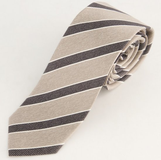 JP1880 Silk Tie Extra Long with Stripes - Αξεσουάρ - 