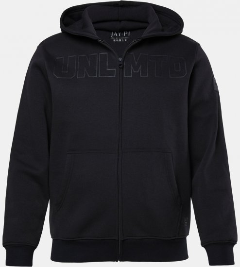 JAY-PI Tracksuit Hoodie Black - Αθλητικά ρούχα & Outdoor - Aθλητικα ρούχα μεγάλα μεγέθη ανδρικά
