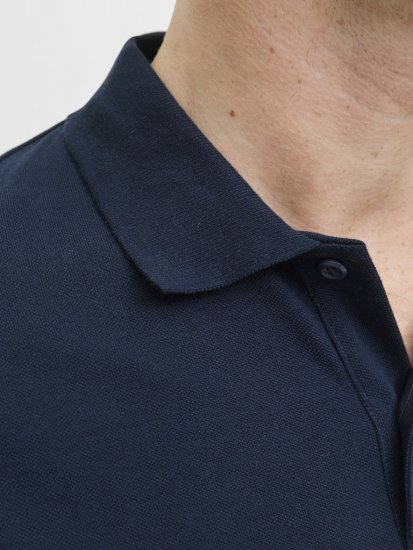 Jack & Jones Makoto Polo Short Sleeve Navy - Πόλο μπλουζάκια - Aνδρικά μπλουζακια πολο μεγάλα μεγέθη