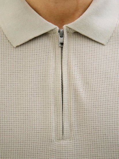 Jack & Jones Austin Polo Short Sleeve Grey - Πόλο μπλουζάκια - Aνδρικά μπλουζακια πολο μεγάλα μεγέθη