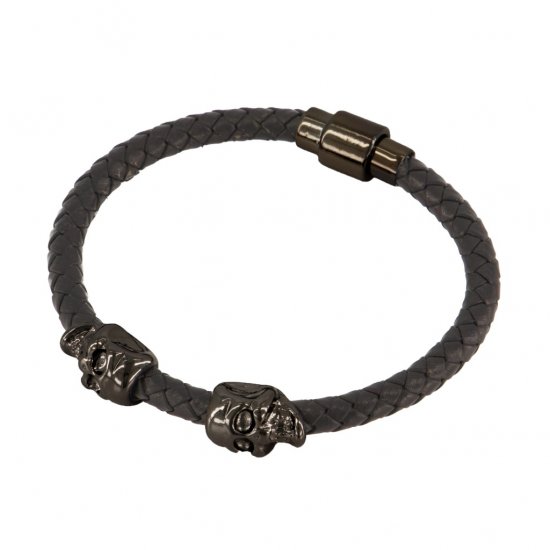 JP1880 Bracelet Skulls Black - Αξεσουάρ - 