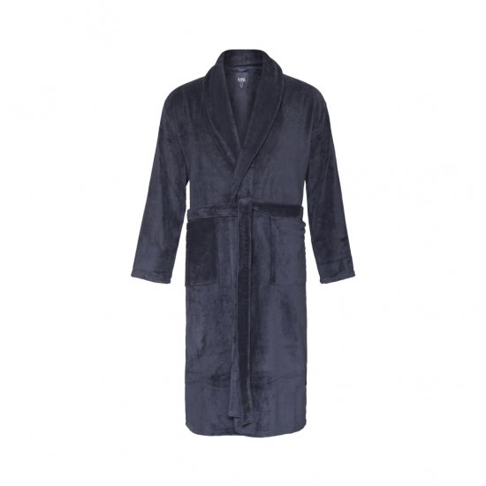 North Latitude Bathrobe Navy Blue - Μπουρνούζια/Πετσέτες - Ανδρικά μπουρνούζια μεγάλα μεγέθη