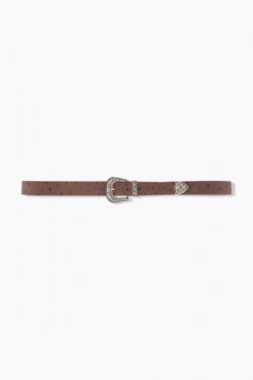 Ulla Popken Classic Belt Brown - Γυναικείες ζώνες - Ζώνες σε Μεγέθη 95-155 cm