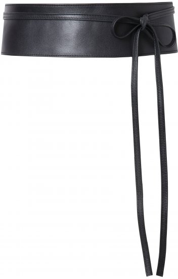 Ulla Popken Tie Belt Black - Γυναικείες ζώνες - 