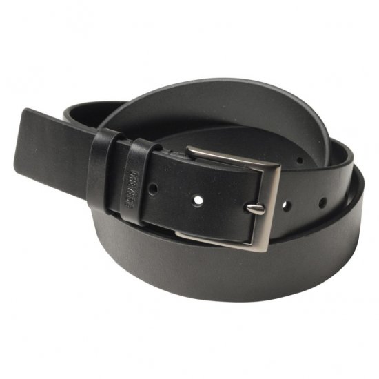 North Latitude Belt Black - Ζώνες - Ανδρικές ζώνες μεγάλα μεγέθη