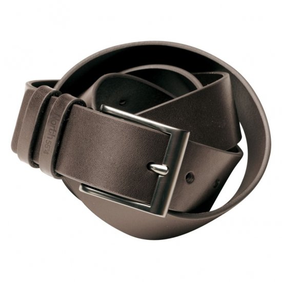 North Latitude Belt Dark Brown - Ζώνες - Ανδρικές ζώνες μεγάλα μεγέθη