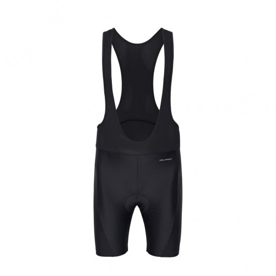 North Latitude Sport Bike Shorts With Suspenders Black - Ρούχα ποδηλασίας - 